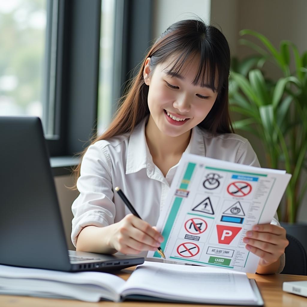 Bí quyết mẹo thi bằng lái xe A1 phần lý thuyết đạt điểm cao